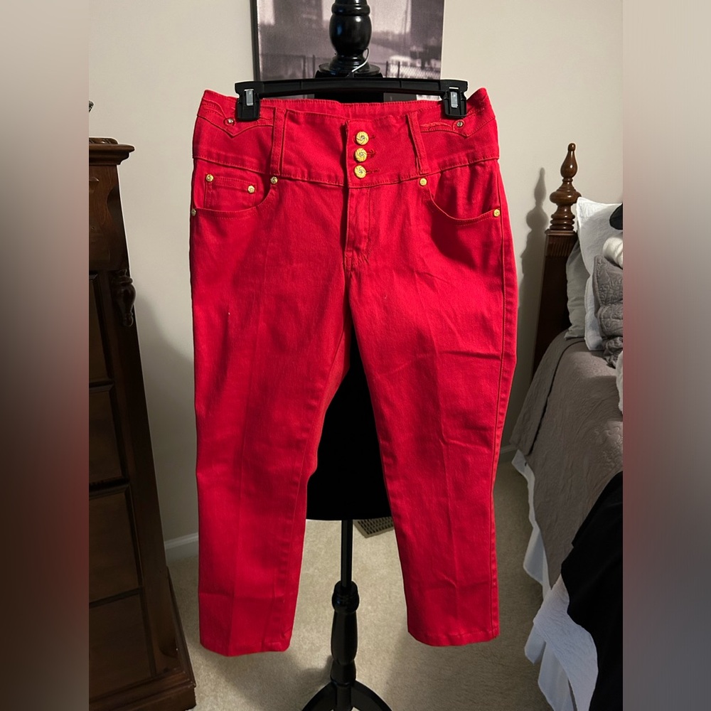 Capri skinny jeans